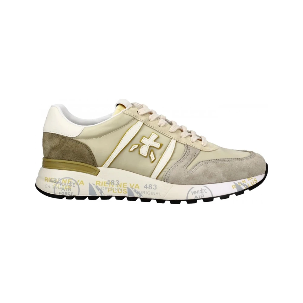 Premiata Men's Green Sneakers, 6 Uk, Lander Trainers