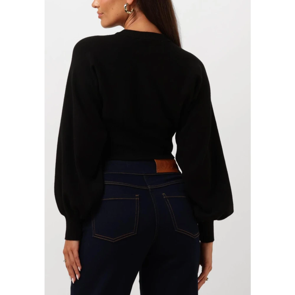 Silvian Heach Zwarte Blouse Gpa24276ma3 Black Dames
