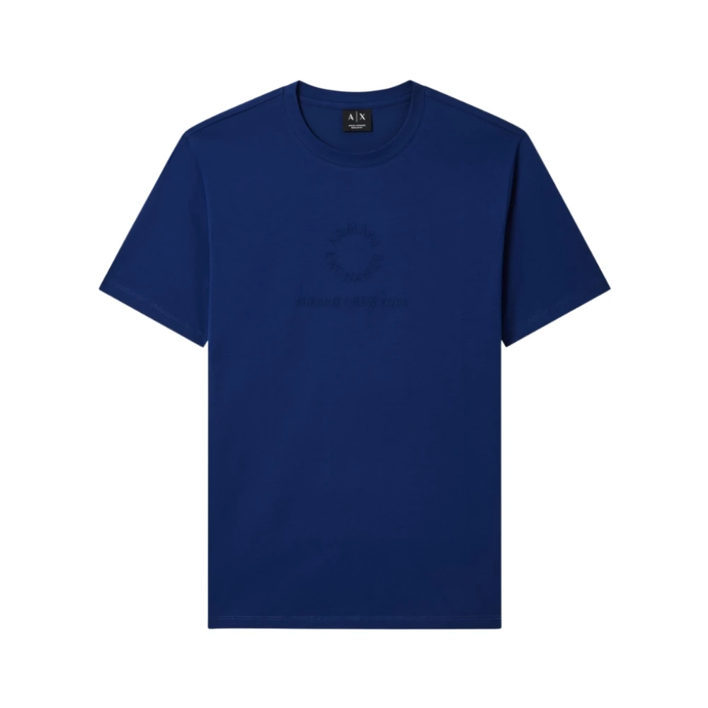 Armani Exchange Uomo Blu - T-Shirt A Maniche Corte - Tops - Xl