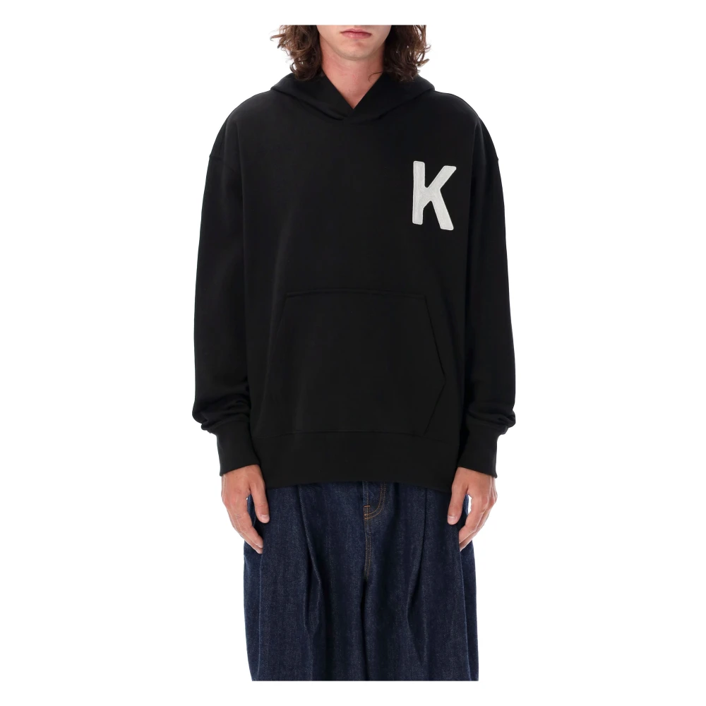 Kenzo Zwart Gebreide Kleding Lucky Tiger Hoodie Black Heren