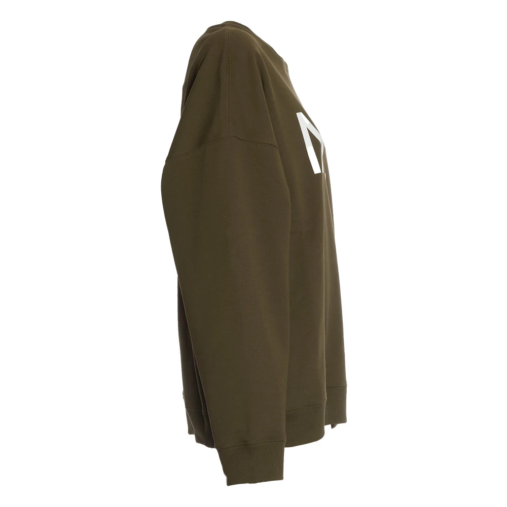 N21 Groene Crew Neck Sweatshirt Green Dames