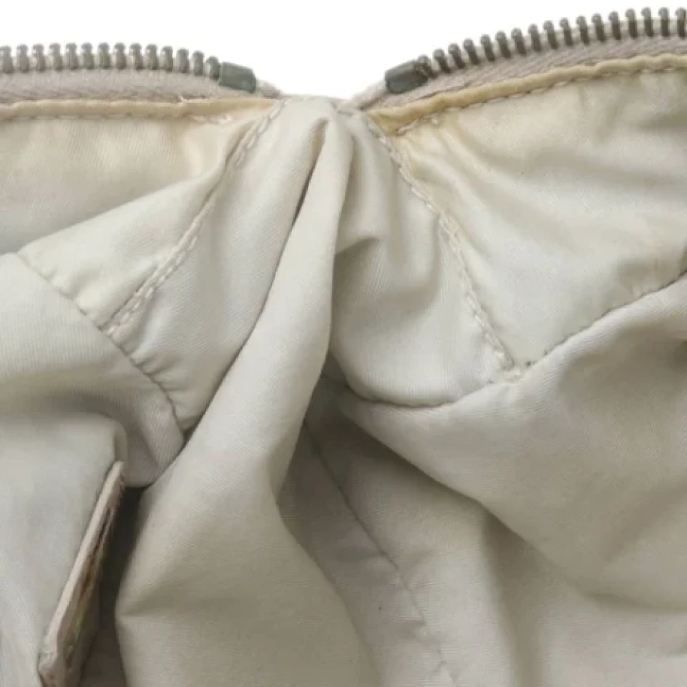 Chanel Vintage Pre-owned Fabric chanel-bags Beige Dames