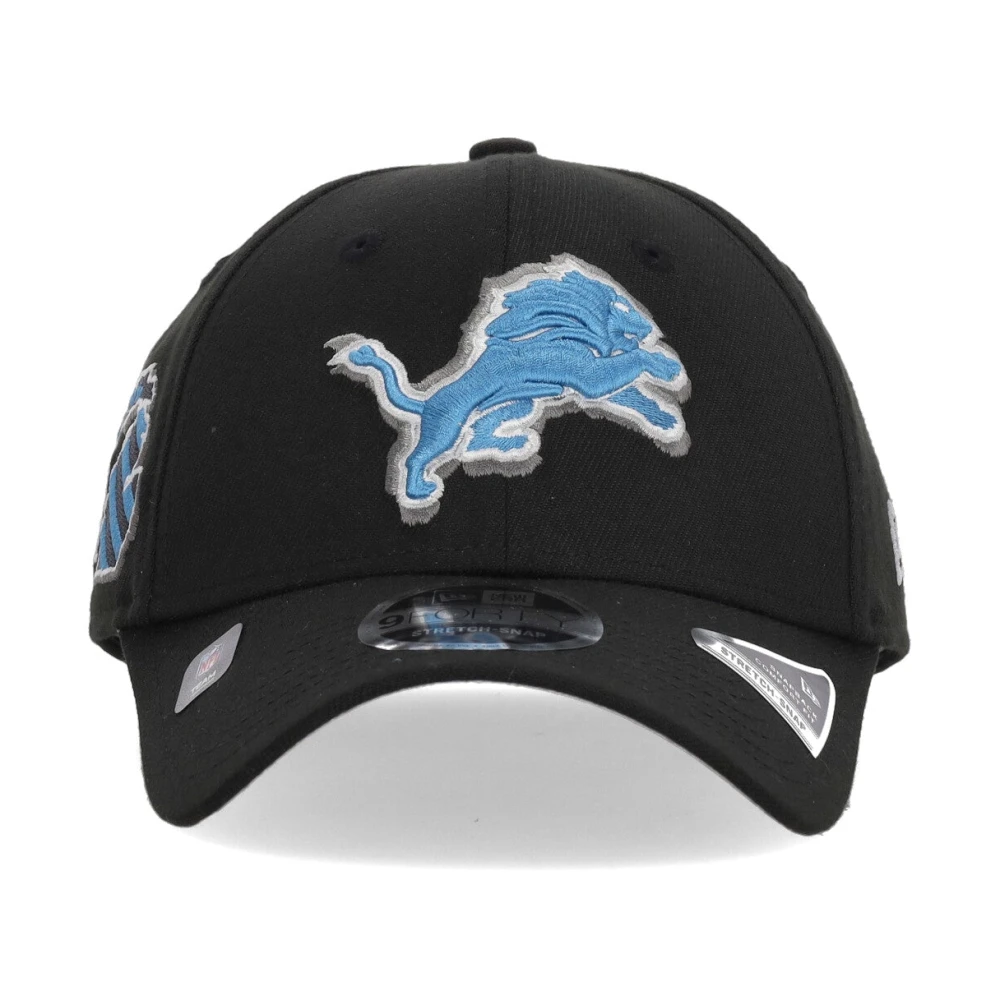 new era Gebogen Visor Hat NFL Draft Detroit Lions Black Unisex