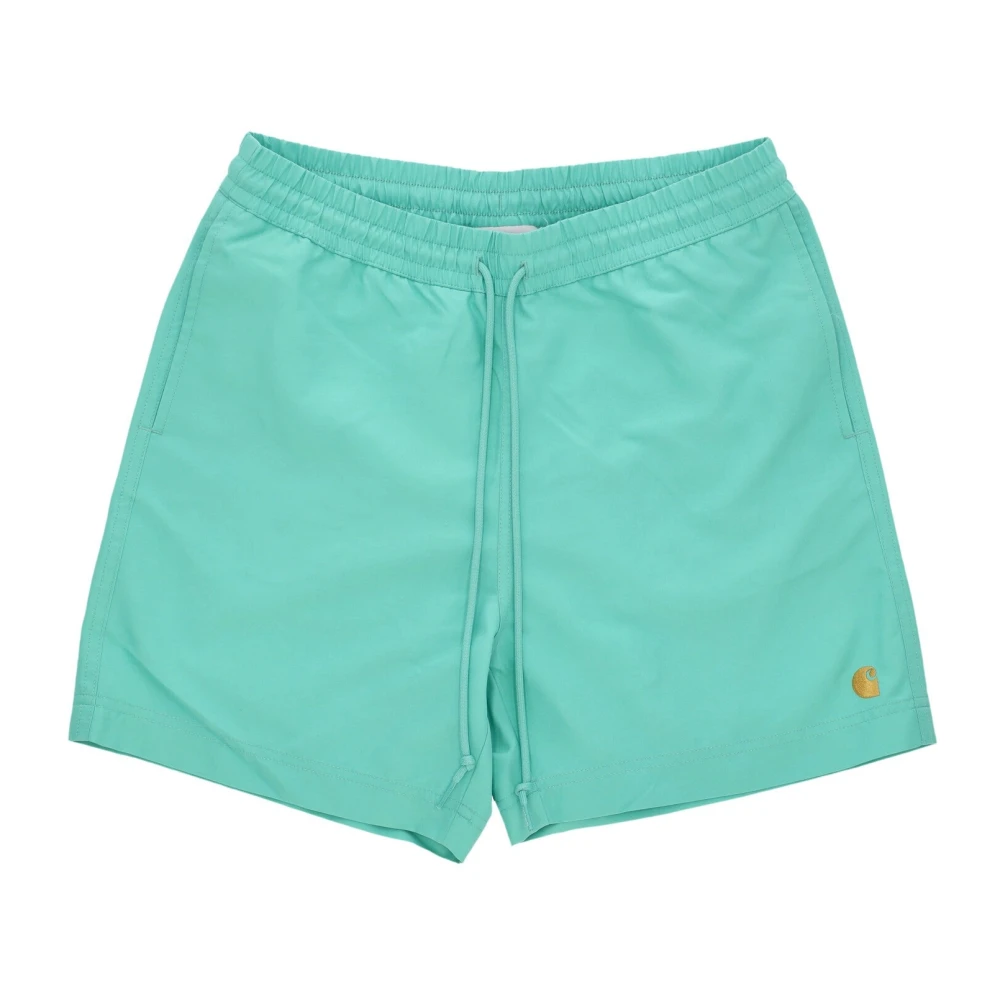 Carhartt Wip Men's Blue Swim Trunks With Mesh - Beachwear - Xs - Swimwear