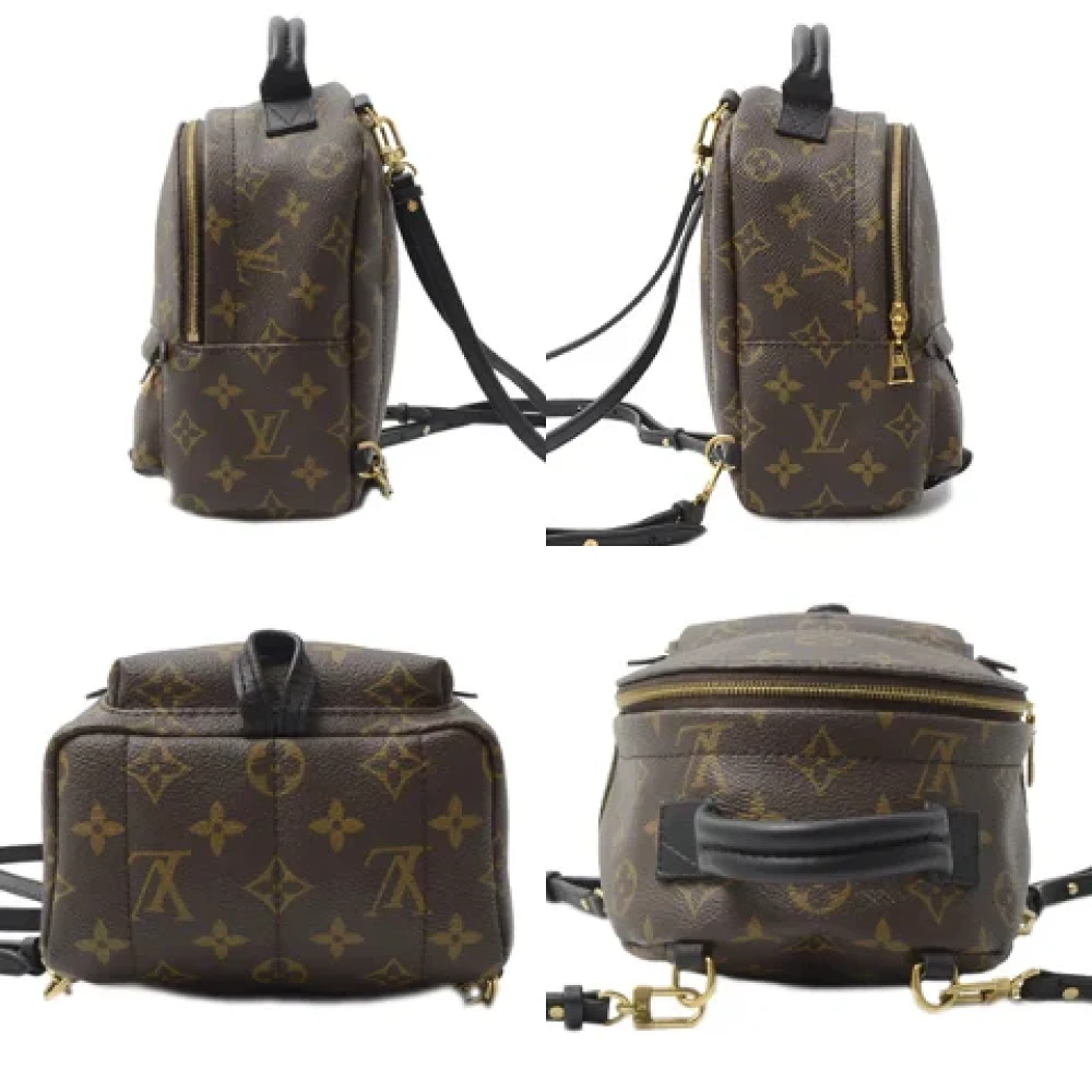 Louis Vuitton Vintage Pre-owned Canvas backpacks Brown Dames