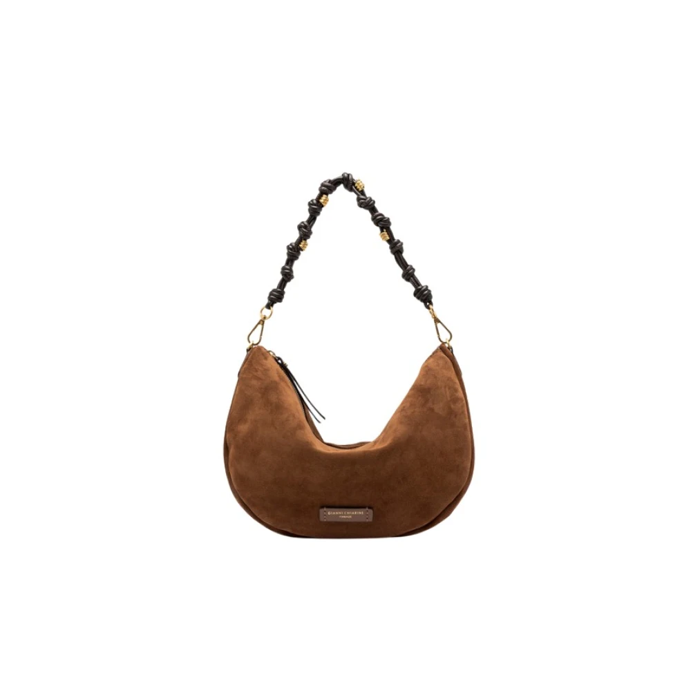 Gianni Chiarini 099 Borsa Cleo Suede Cognac - Immagine 2