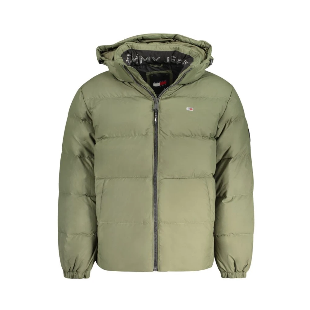 Tommy Hilfiger Groene Polyester Jas Green Heren