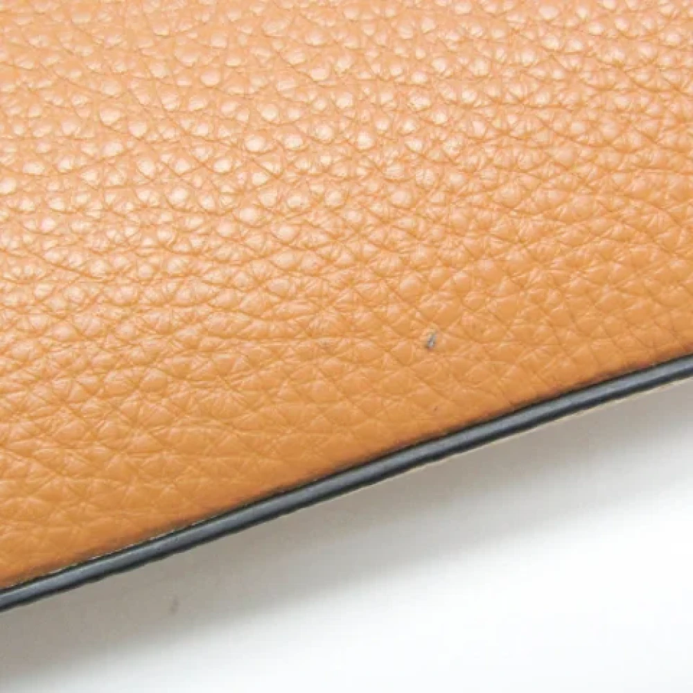 Coach Pre-owned Leather handbags Brown Dames