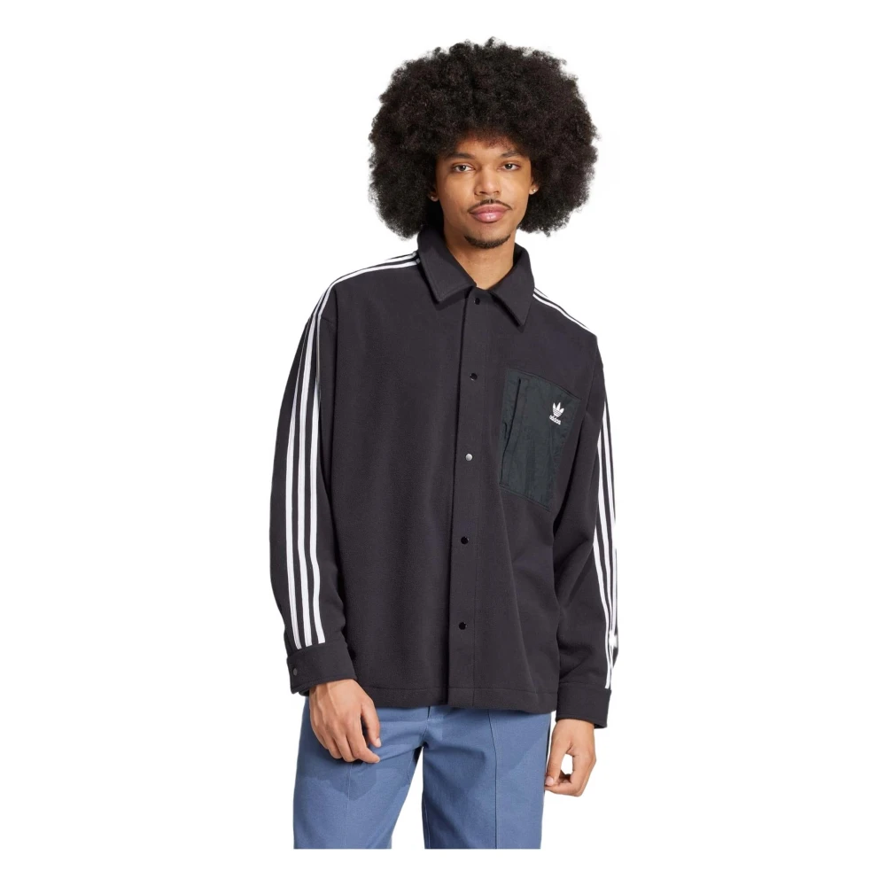 Adidas Adicolor Fleece Kleding Black Heren