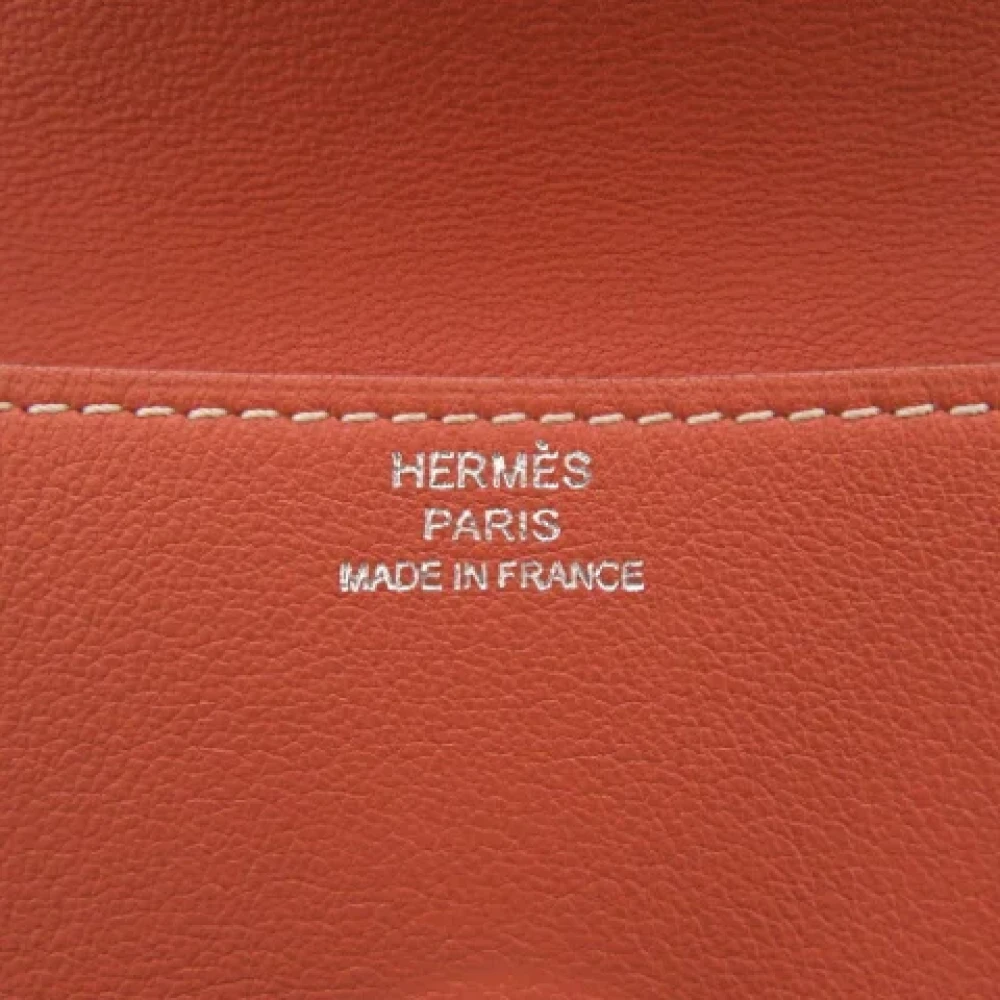 Hermès Vintage Pre-owned Leather wallets Pink Dames