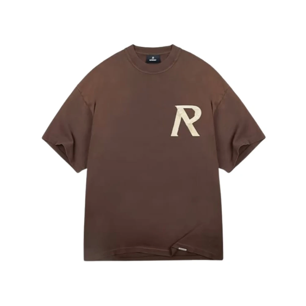 REPRESENT Initial Tape T-Shirt Brown, Herr