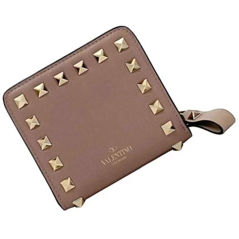 Valentino Vintage Pre-owned Leather wallets Brown Dames