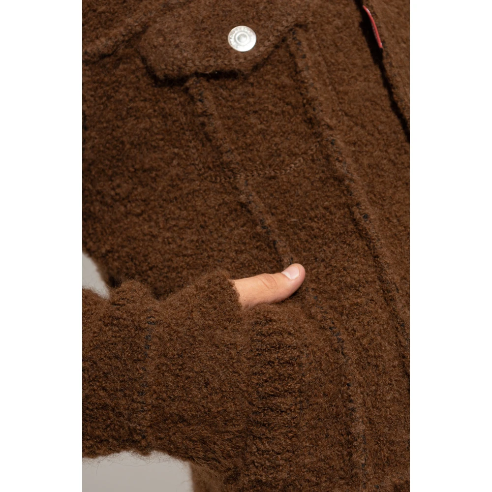 Dsquared2 Wollen jas Brown Heren