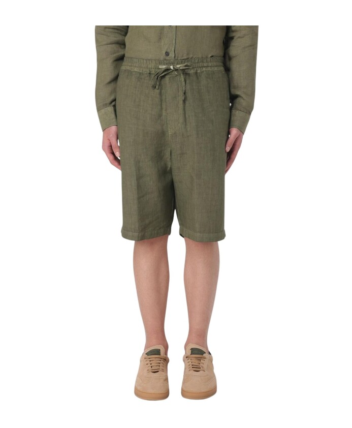shorts-en-lin-coupe-decontractee-cafe