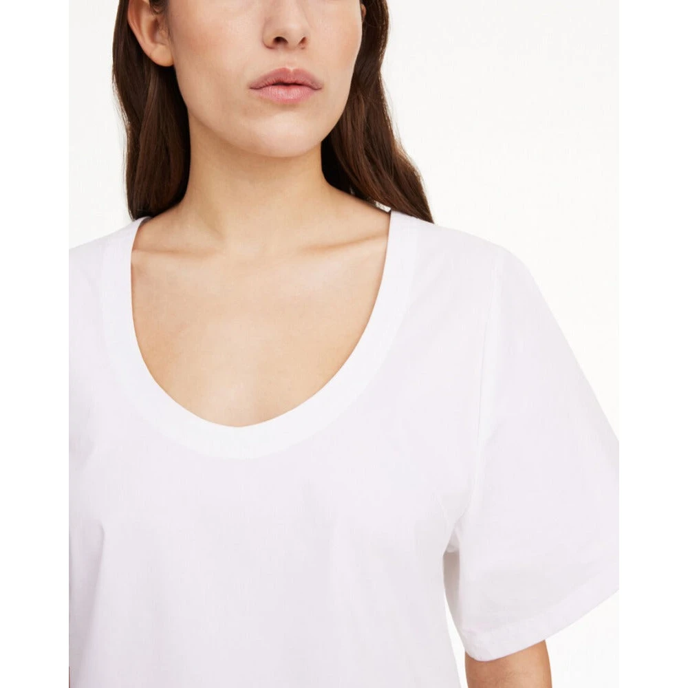 By Malene Birger Lunae Wit Shirt Top By Herenne Birger White Dames