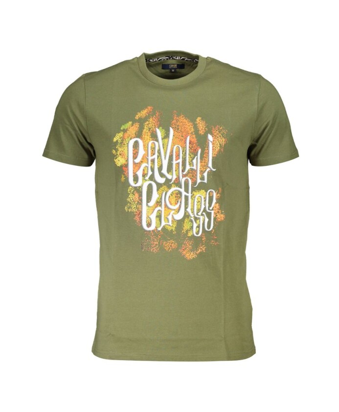t-shirt-en-coton-vert-avec-logo-imprime