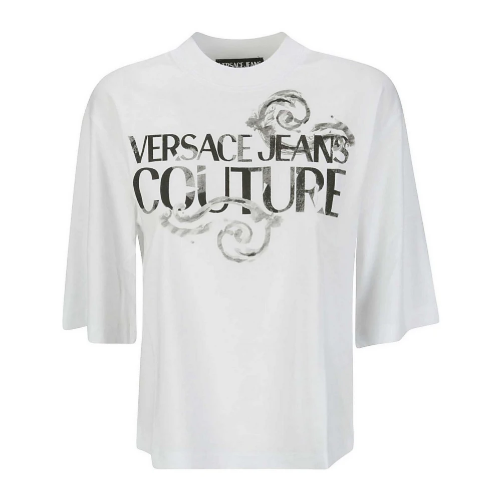 Versace Jeans Couture T-shirts en Polos White Dames