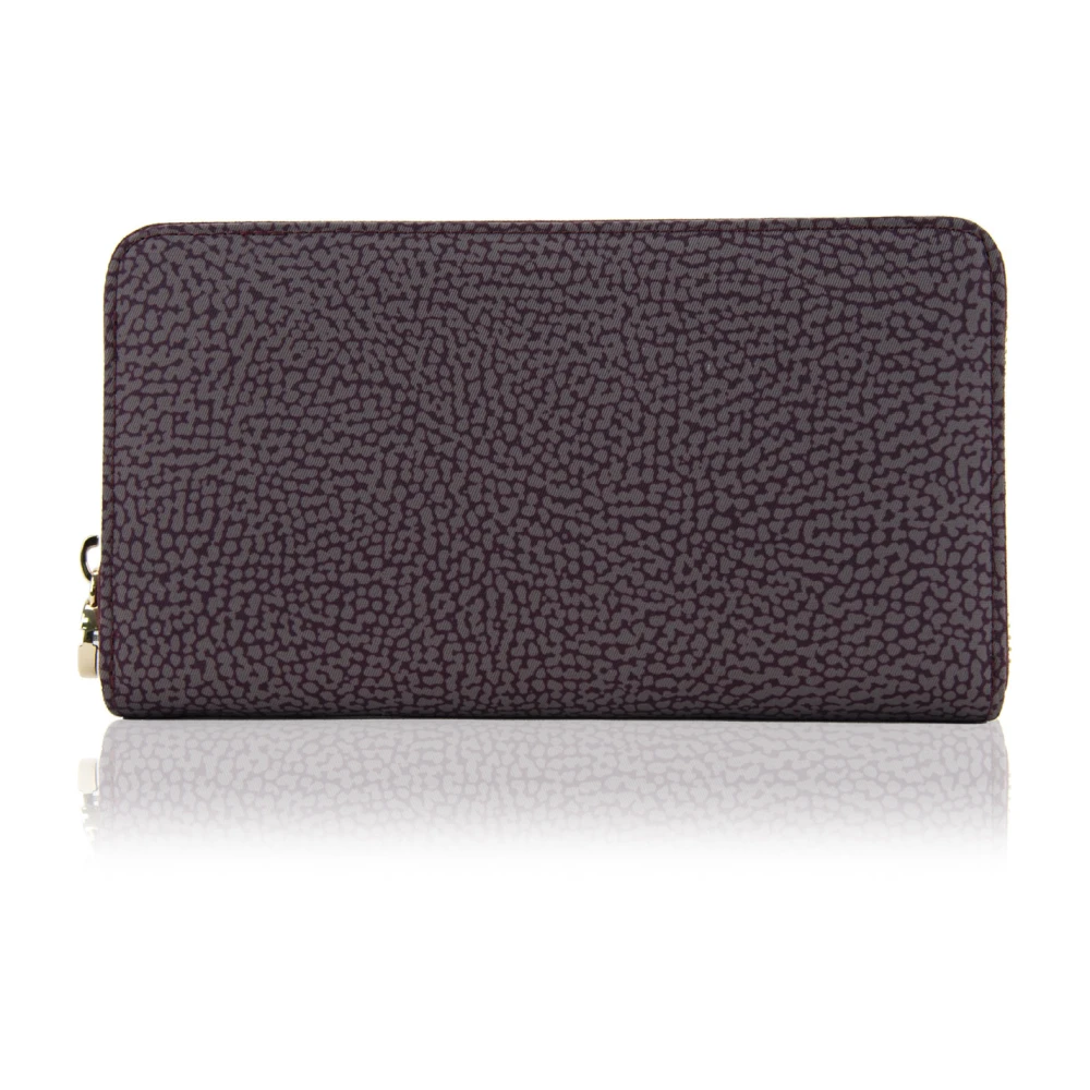 Borbonese Women's Red Wallets & Cardholders, One Size, Zip Wallet Stylish Design