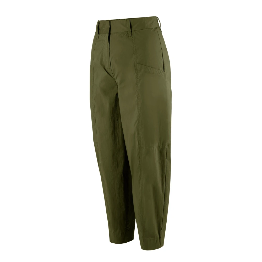 BomBoogie Ballonpasvorm Cargo Broek Green Dames