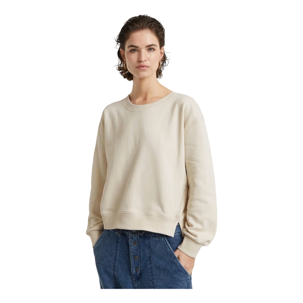 G-Star Stijlvolle Denim Jack Beige Dames