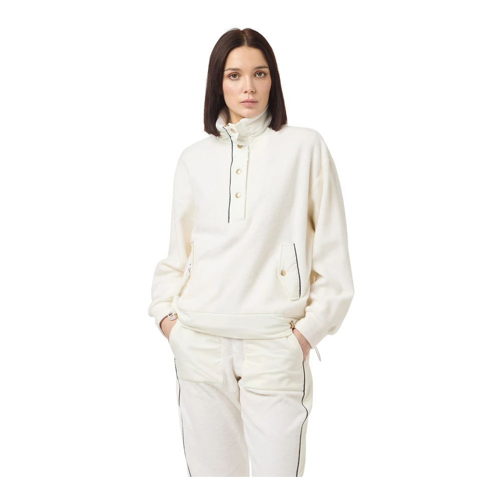 Eleventy Damen Weiß Sweatshirts & Hoodies, Lgröße: