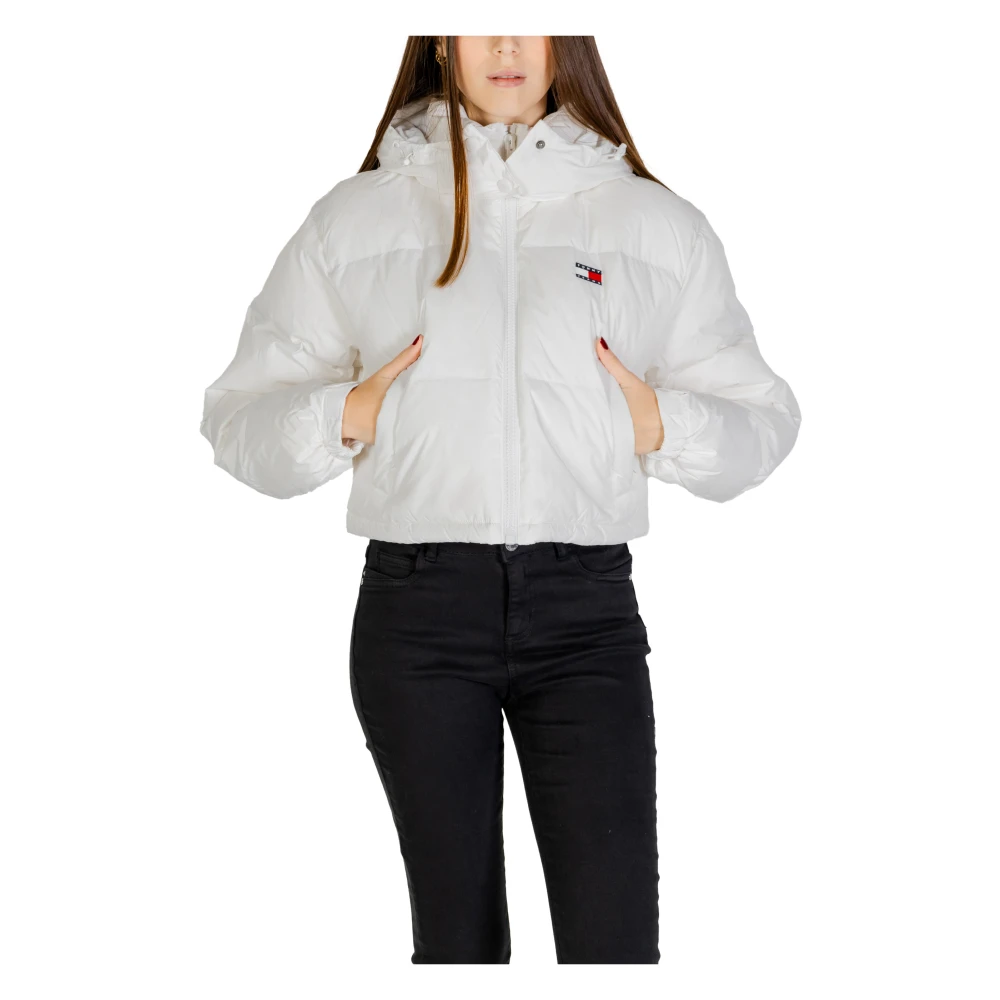 Tommy Jeans Alaska Dames Jassen en Mantels White Dames
