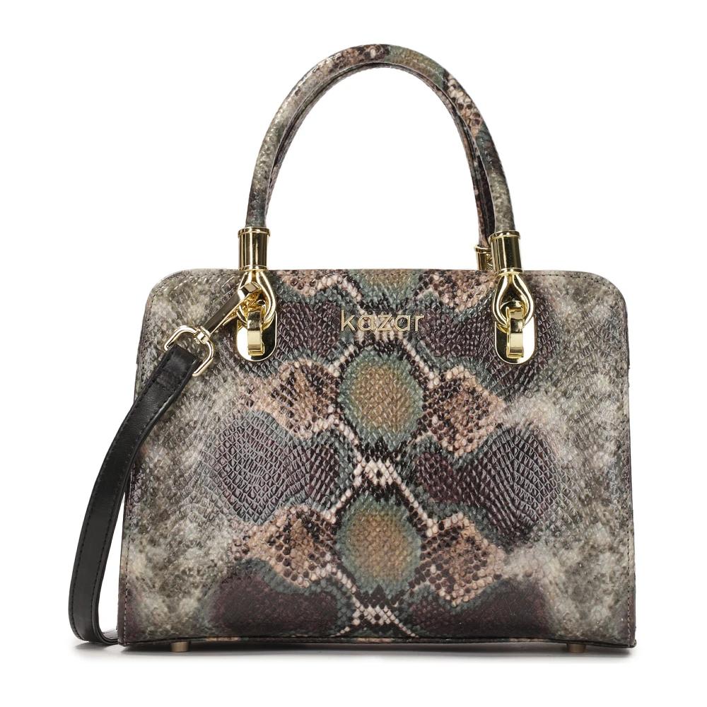 Kazar Multicolor reliëflederen handtas Multicolor Dames