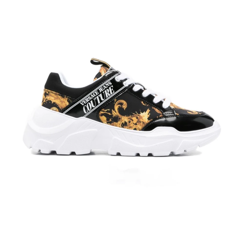 Versace Jeans Couture Men's Black Sneakers, 9 Uk, Trainers
