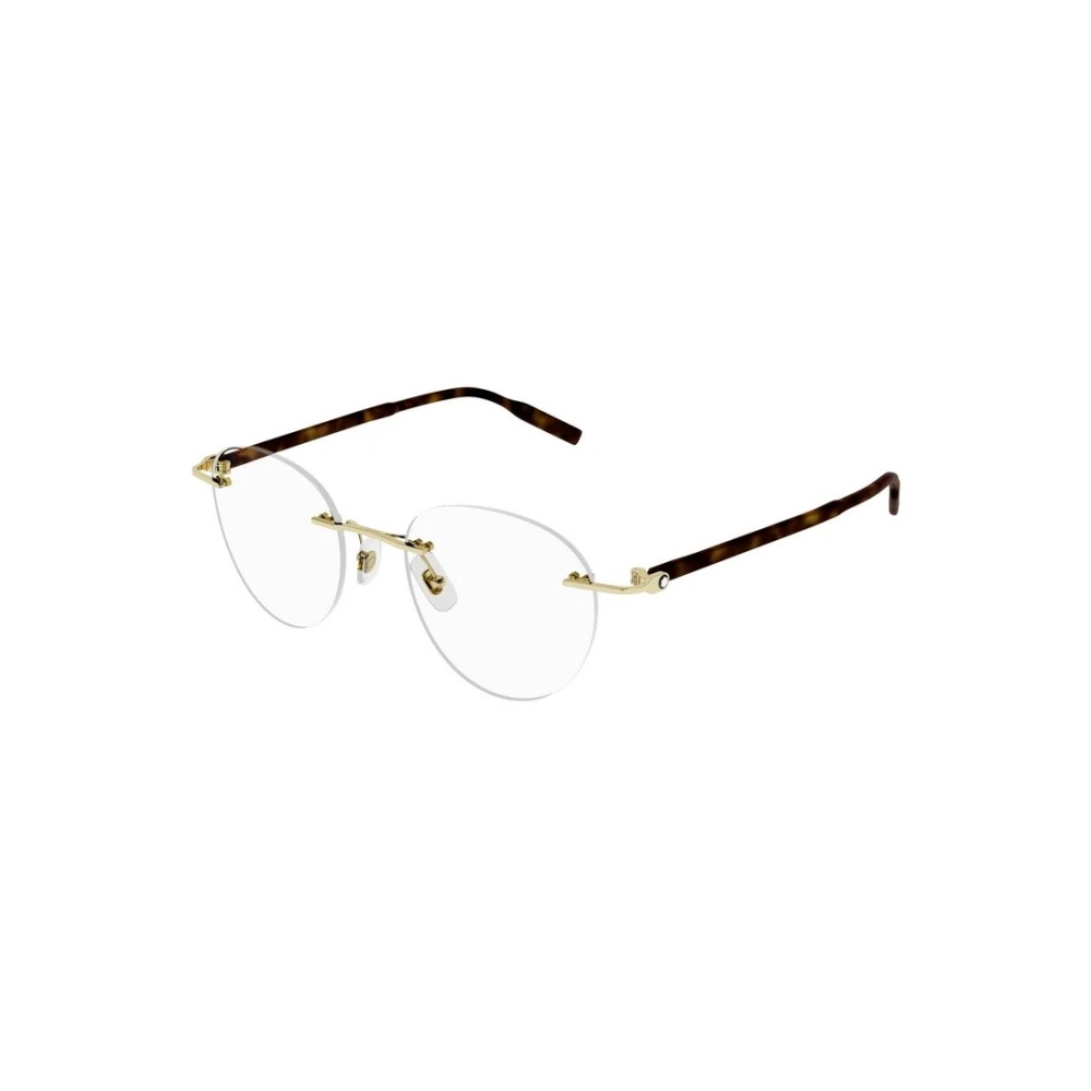 Montblanc Glasses Yellow Unisex