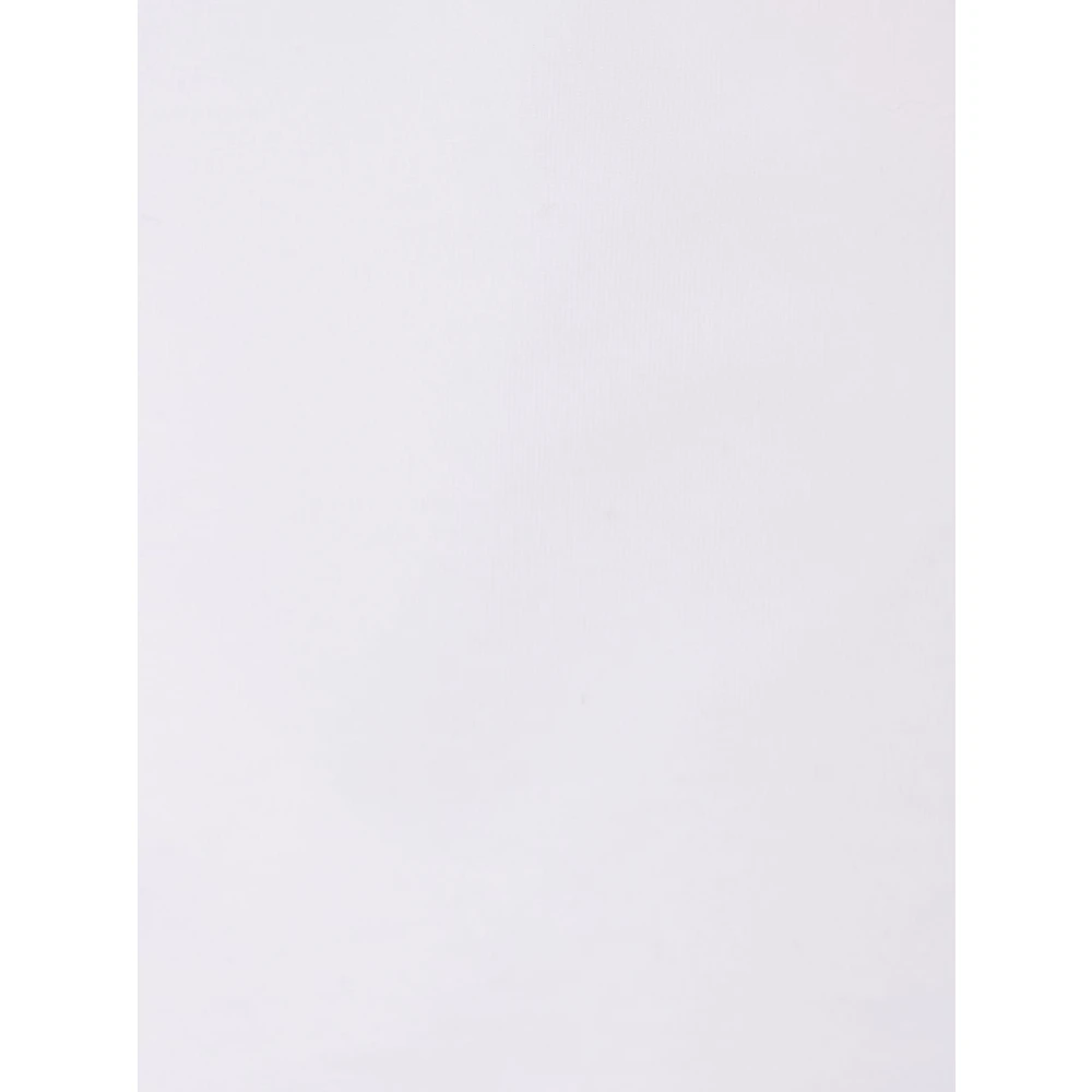 Dsquared2 Witte Katoenen Print Ronde Hals T-shirt White Heren