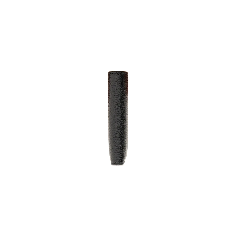Tom Ford Portemonnee met metalen logo Black Heren