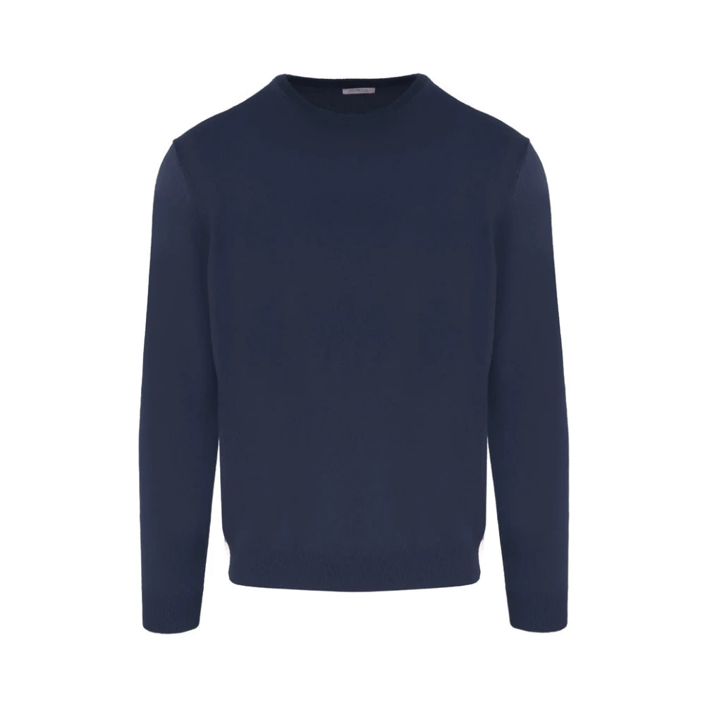 Malo Mörkblå Cashmere Tröja Blue, Herr