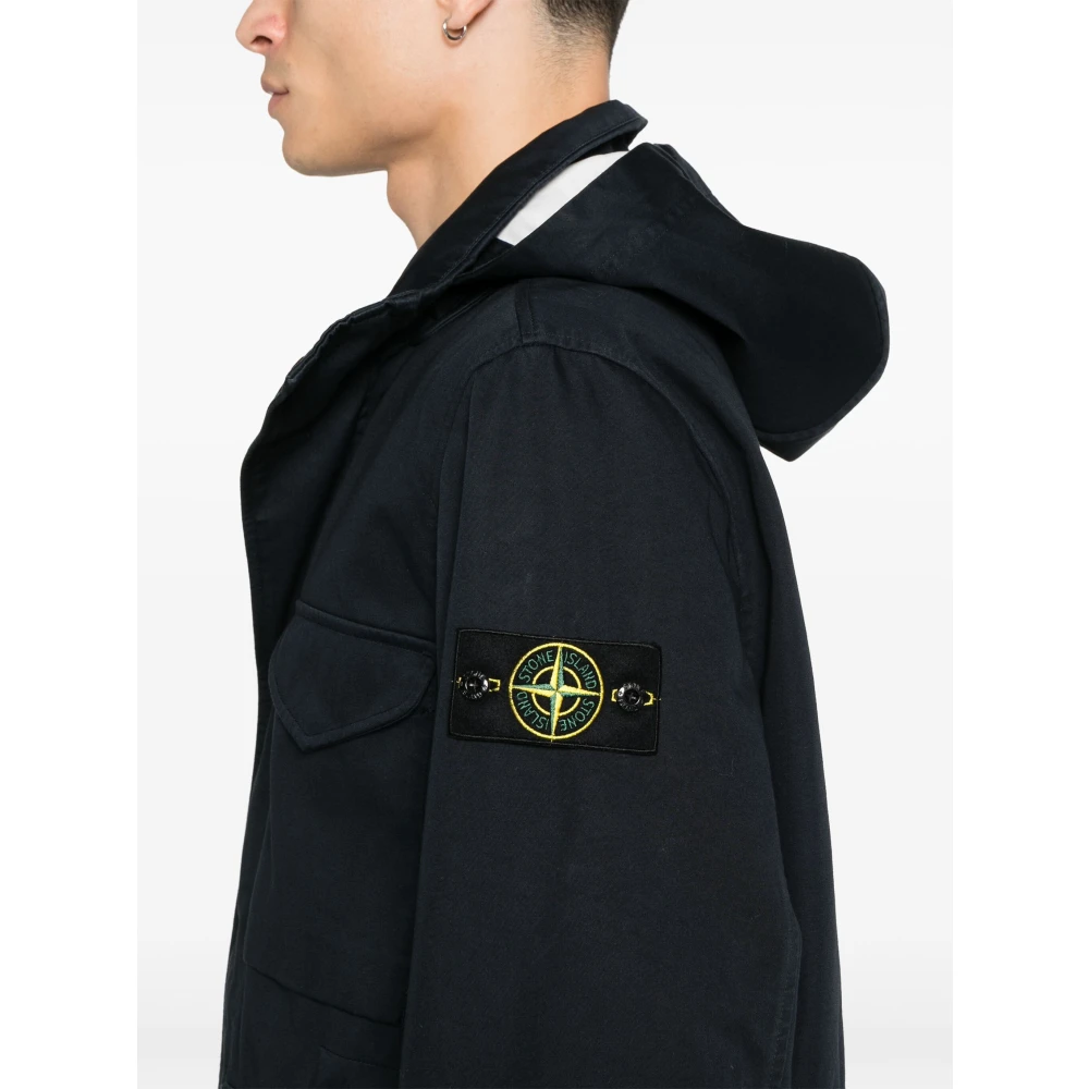 Stone Island Stijlvolle buitenjas Blue Heren