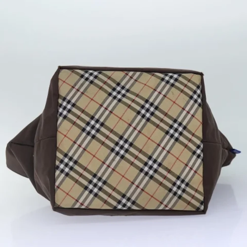 Burberry Vintage Pre-owned Nylon handbags Brown Dames