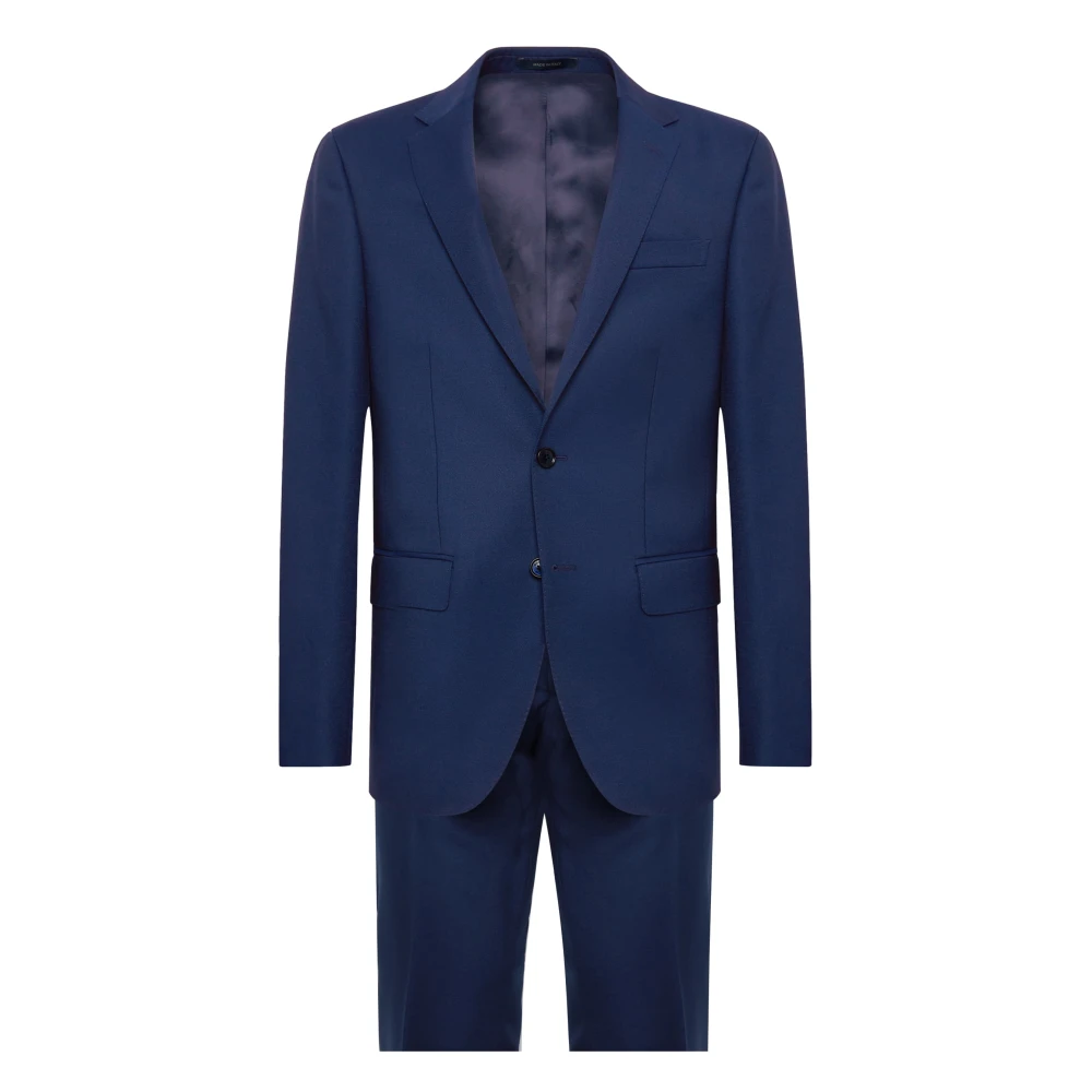 Boggi Milano Pak Zuivere Wol Blue Heren
