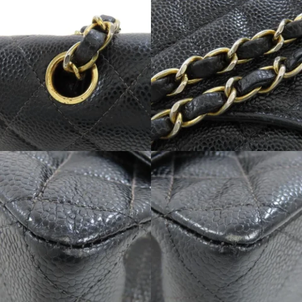 Chanel Vintage Pre-owned Leather shoulder-bags Black Dames
