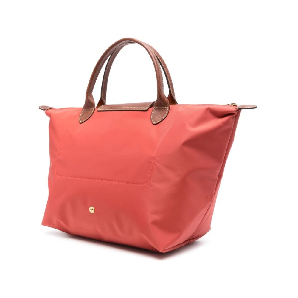 Longchamp Koraalrode Opvouwbare Tas Red Dames