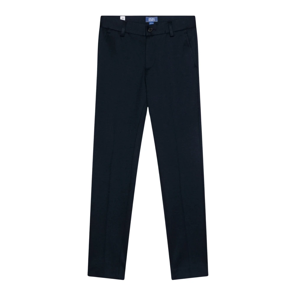 Jack & Jones Navy Blue Elegant Tapered Trousers - Male - Trousers - Blue - 13 Y - Kids