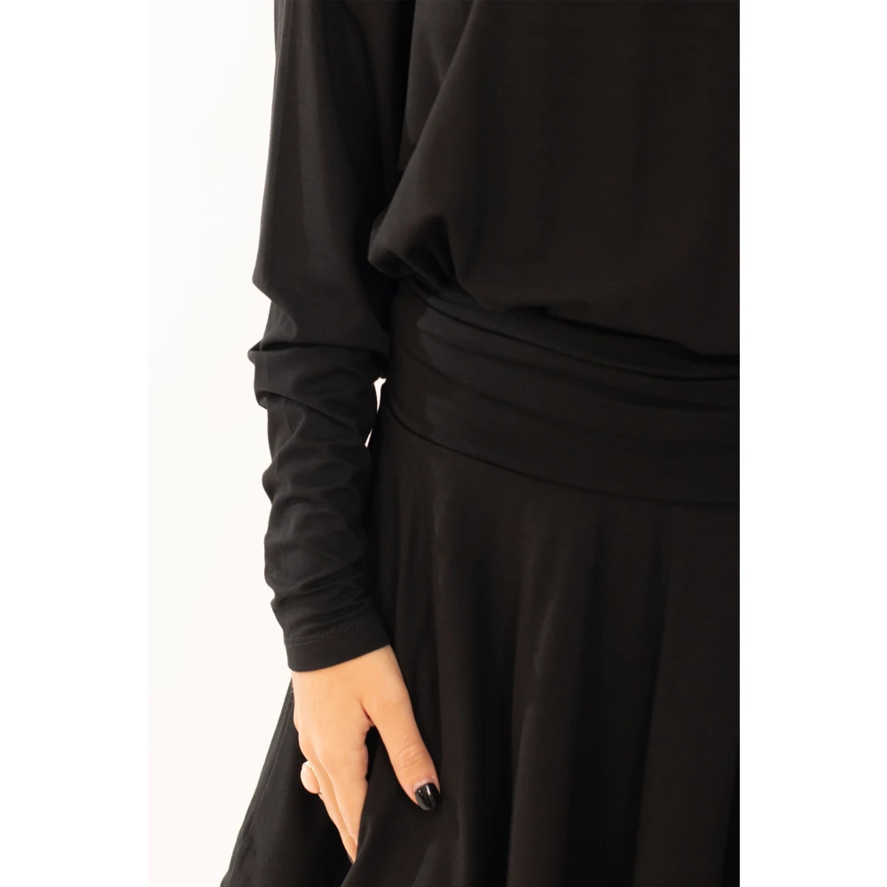 pinko Jerseyjurk in Atom-stijl Black Dames
