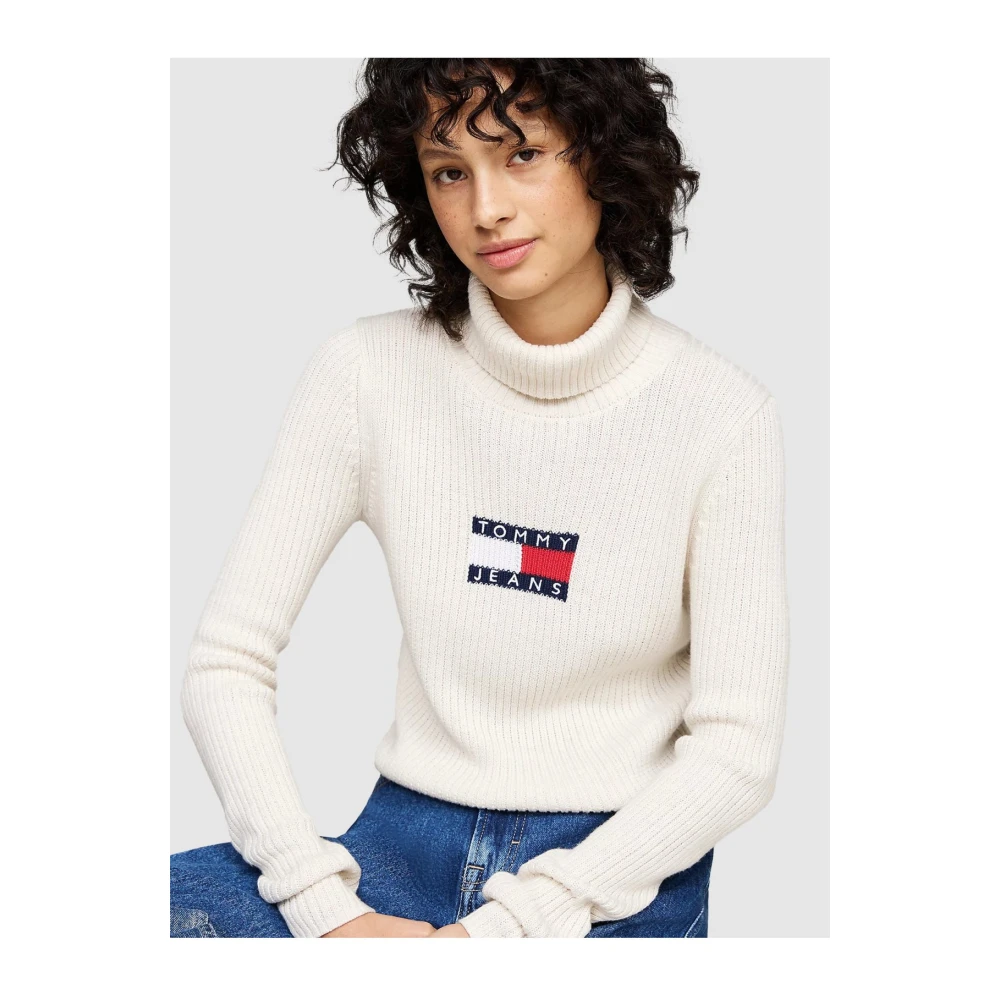 Tommy Jeans Logo Coltrui Wit White Dames