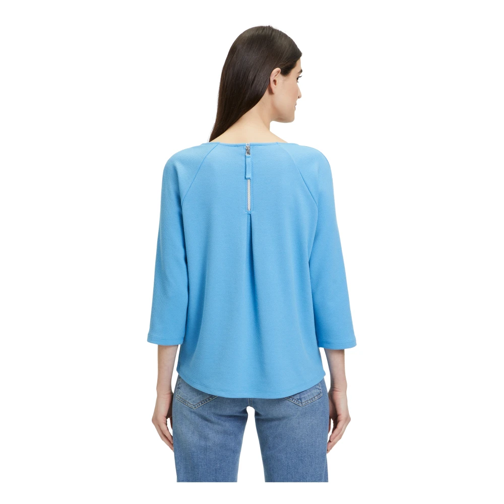Betty Barclay Stijlvolle Casual Button-Up Shirt Blue Dames