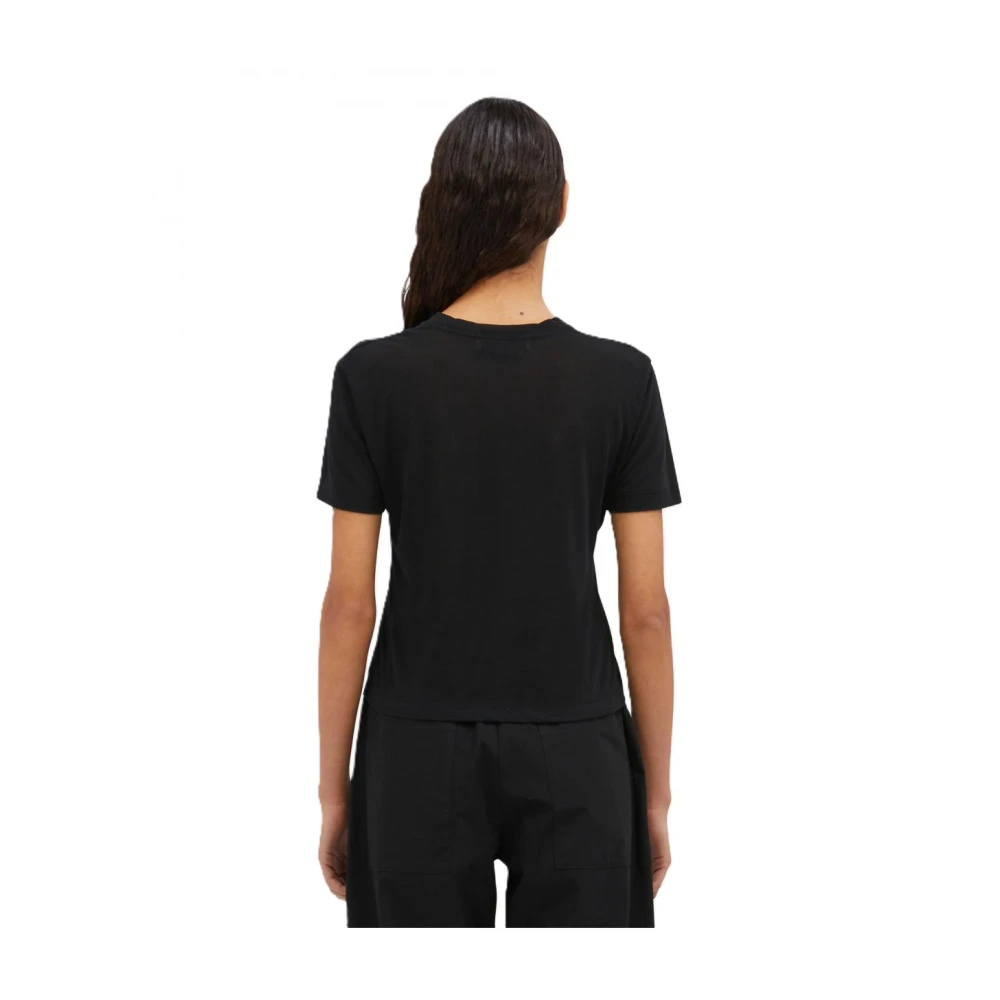 Msgm Katoenen T-shirt Black Dames