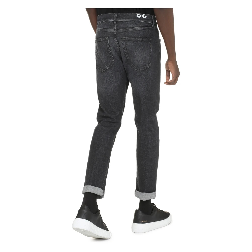Dondup Stretch katoenen jeans met gewassen effect Gray Heren