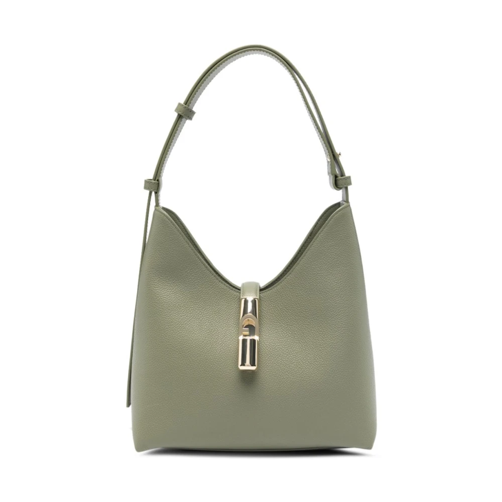 Furla Women's Green Goccia S Shoulder Bag