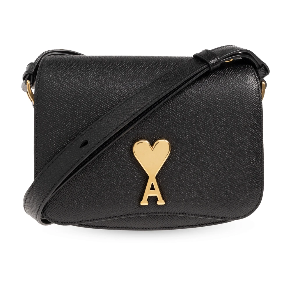 AMI Paris Crossbody bags Schultertasche mit Logo 48104213709146 in zwart
