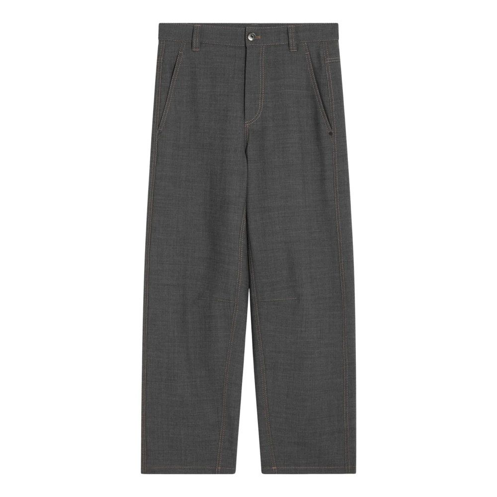 BRUNELLO CUCINELLI Wijde broek voor vrouwen Gray Dames