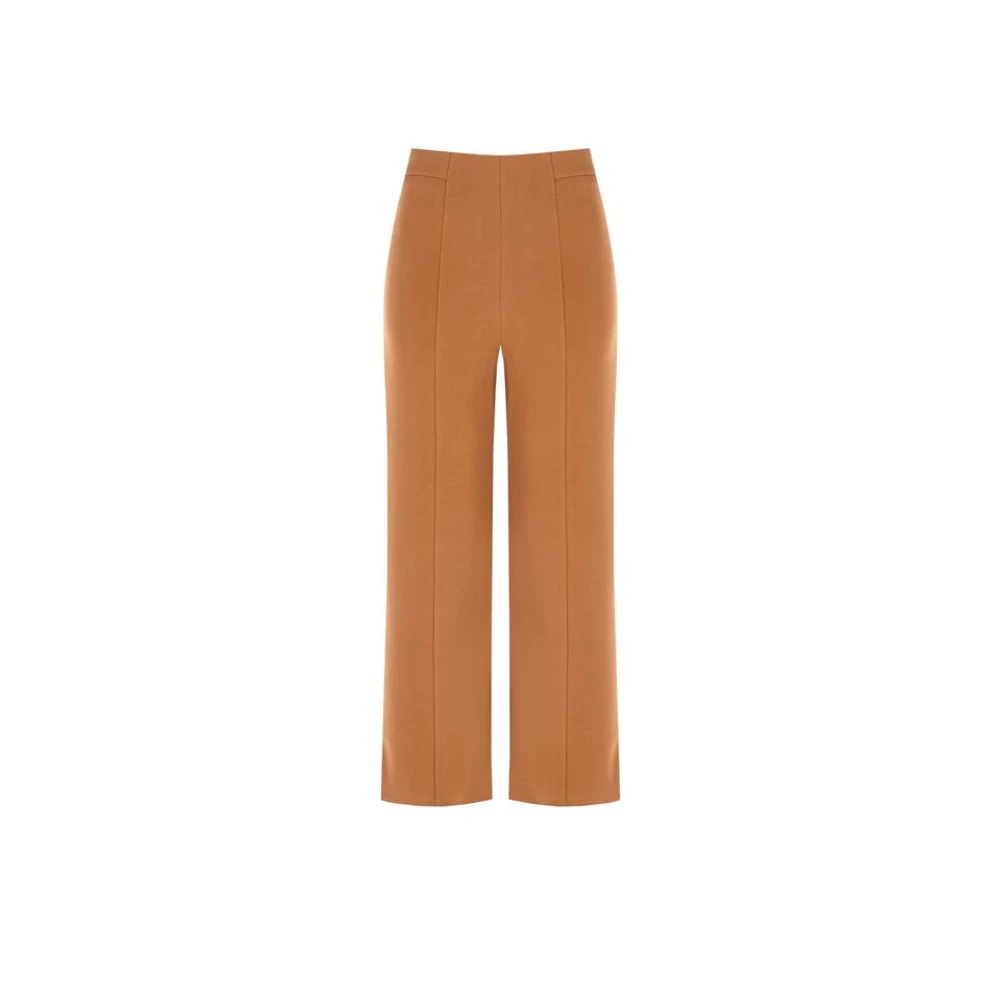 RINASCIMENTO Wijde Broek Herfst Winter 2024 25 Brown Dames