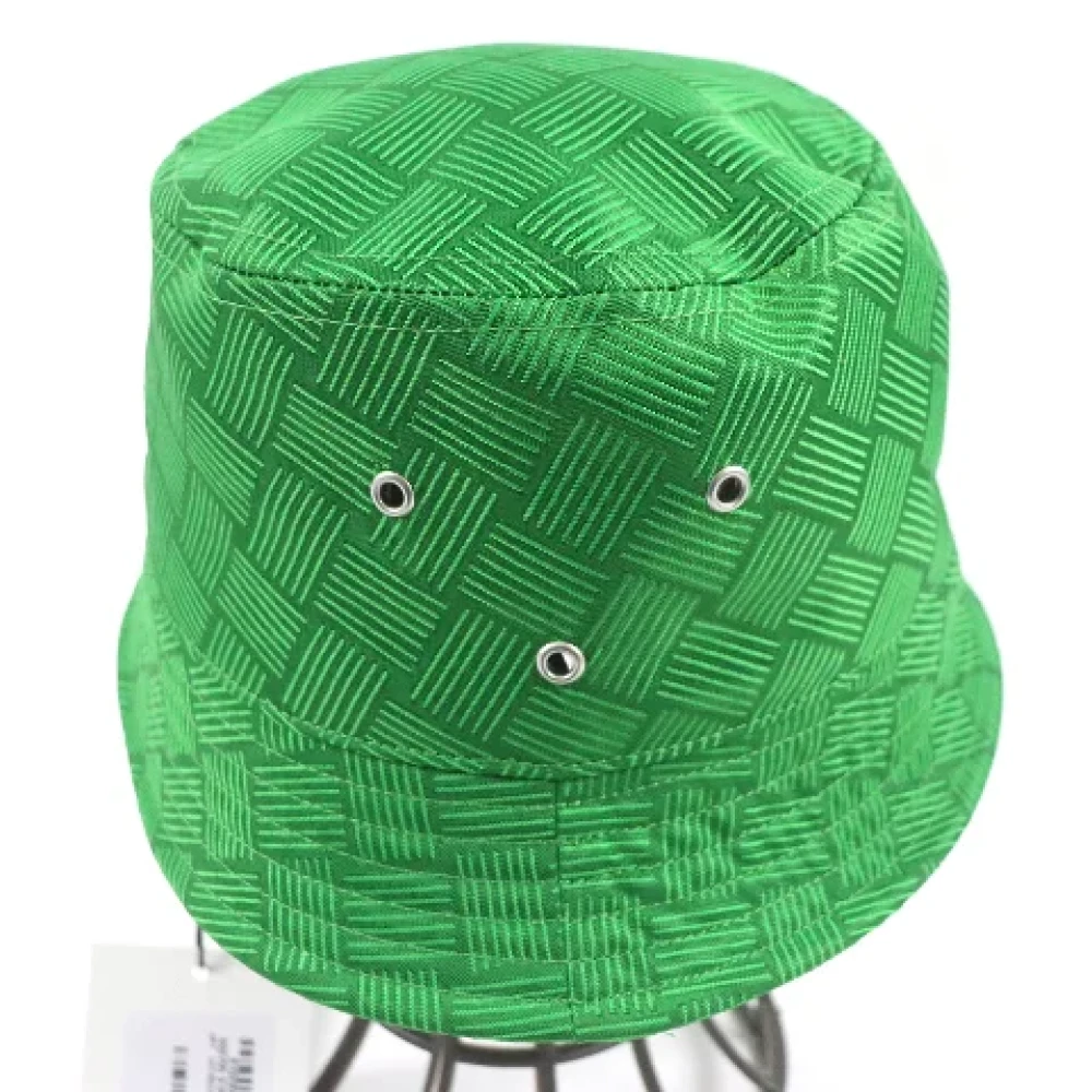 Bottega Veneta Vintage Pre-owned Canvas hats Green Heren