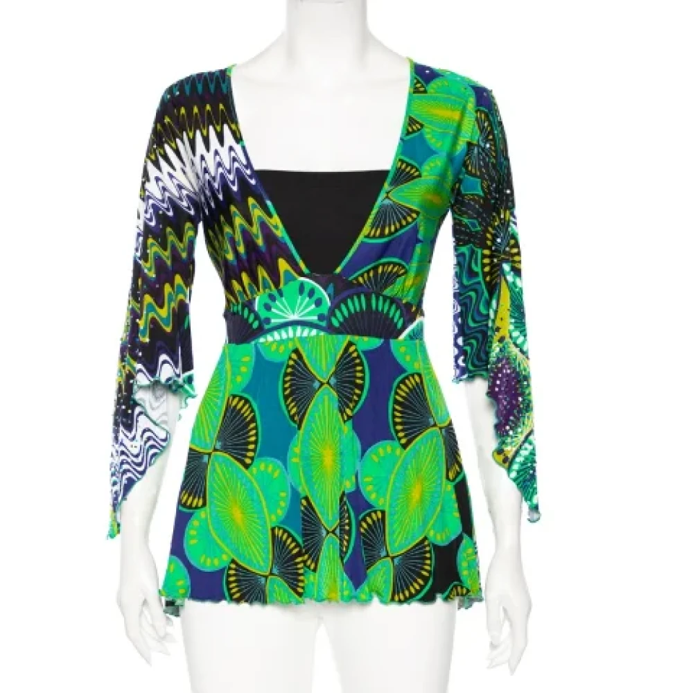 Missoni Pre-owned Viscose tops Green Dames