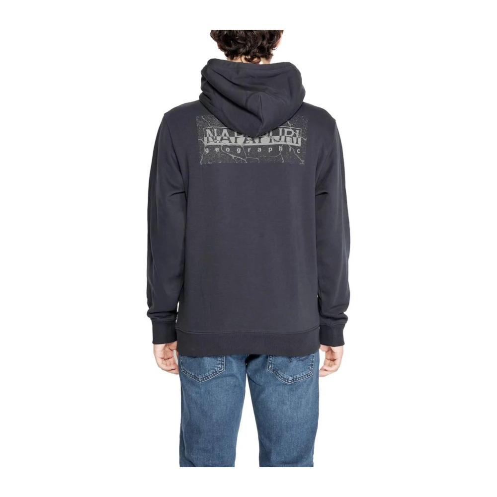 Napapijri Zwarte katoenen trui met polyester Black Heren